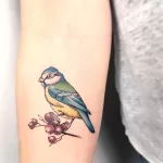 صورة وشم مع طائر طائر 13082021 - №0176 - وشم حلمة -