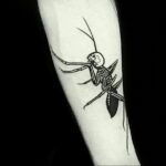 Fotó példa egy tetoválásra hangyával 03/21/2021 №133 - hangya tetoválás -
