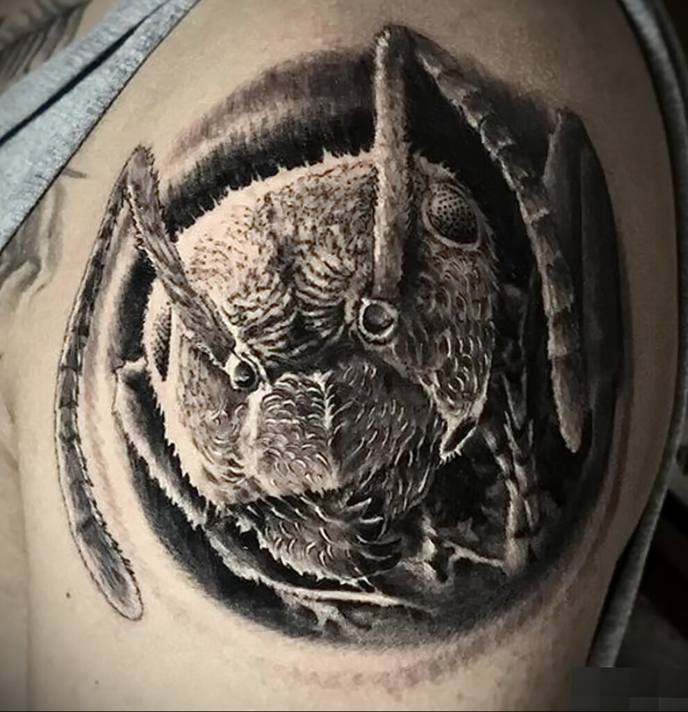 Fotó példa egy tetováló rajzra hangyával 03/21/2021 №084 - hangya tetoválás -