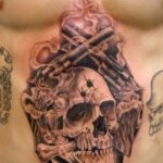 tetováló revolver fotó példa rajz 16.02.2021 №0115 - tetováló revolver -