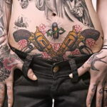 tetováló revolver fotó példa rajz 16.02.2021 №0108 - tetováló revolver -