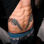 tetováló revolver fotó példa rajz 16.02.2021 №0095 - tetováló revolver -