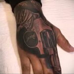 tetováló revolver fotó példa rajz 16.02.2021 №0089 - tetováló revolver -