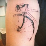 Példa egy tetoválásra a kerékpárról