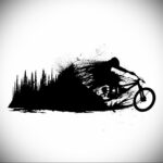 Példa egy tetoválásra a kerékpárról 2020.12.15. №242 -kerékpáros tetoválás