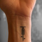 Példa egy tetoválási rajzra egy kerékpárról 2020.12.20. №224 -kerékpáros tetoválás