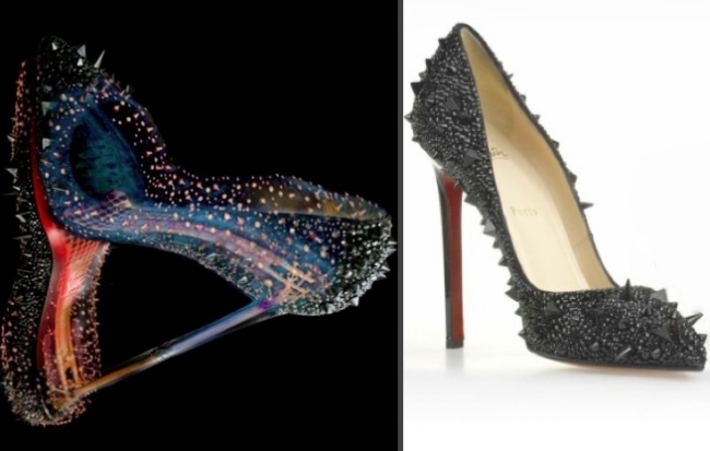 röntgenová fotografia luxusný tovar laurence picot dámska obuv