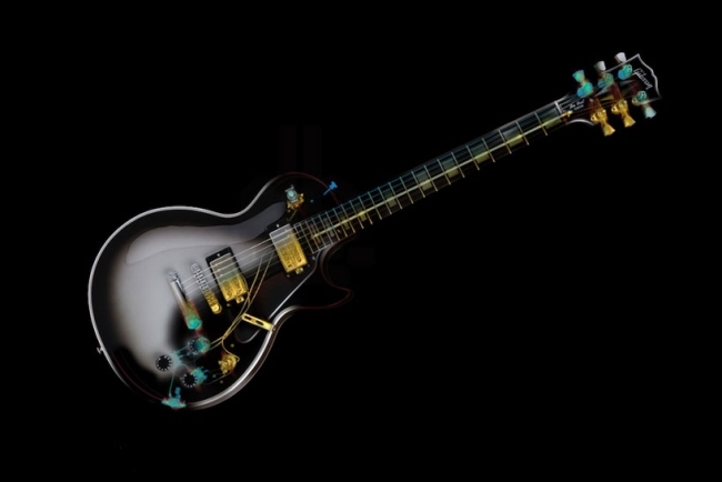 gibson les paul elektro gitarová fotografia laurence picot