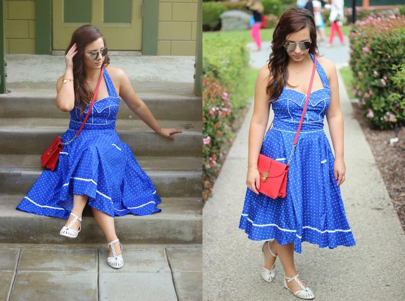 Modré šaty Rockabilly pre každodenný život Rockabilly-šaty-modro-sladké-letné-oblečenie