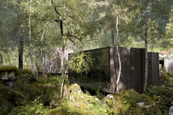 moderný hotel v horách