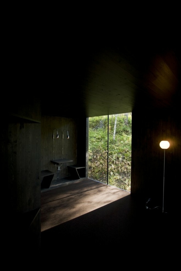 minimalistický interiér v hoteli