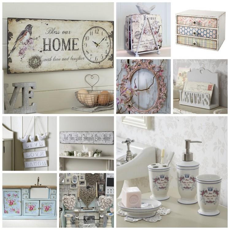 Romantické bývanie-ošarpané-šik-dekorácie-kvetinový vzor