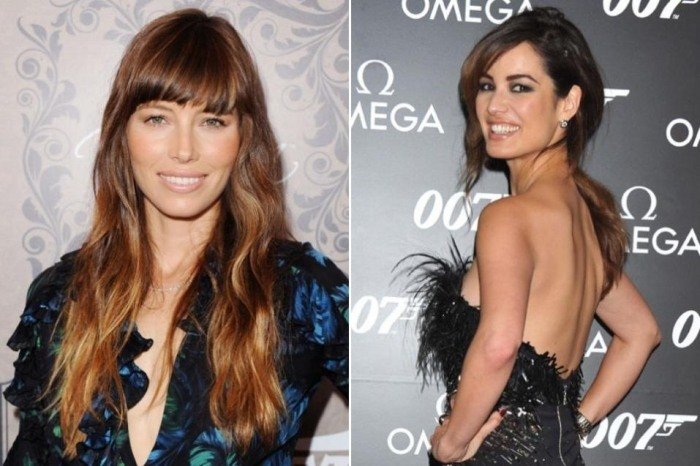 Romantické účesy s ofinou - večerné stylingy hviezd romantické účesy-ofina-bočné lúčenie-večer-celebrity-štýly