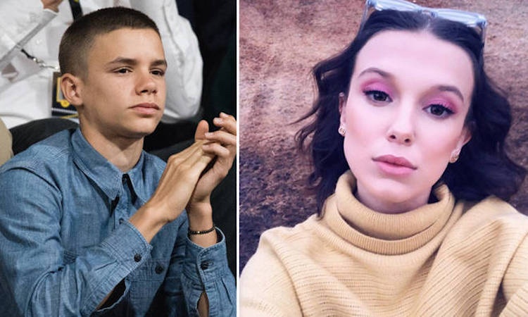 Romeo Beckham a Millie Bobby Brown sú spolu