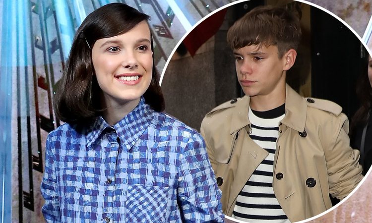Romeo Beckham a Millie Bobby Brown sú roztomilý pár