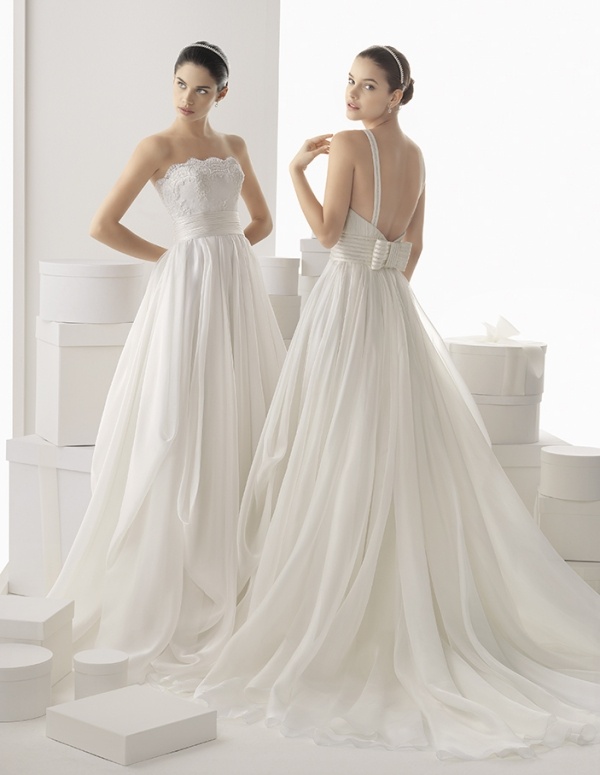 ružovo-klára-svadobné šaty-2014-rad-šifón-vysoký pás