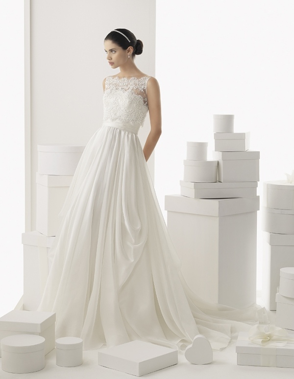 svadobné šaty-prírodný-pás-čipka-top-u-čln