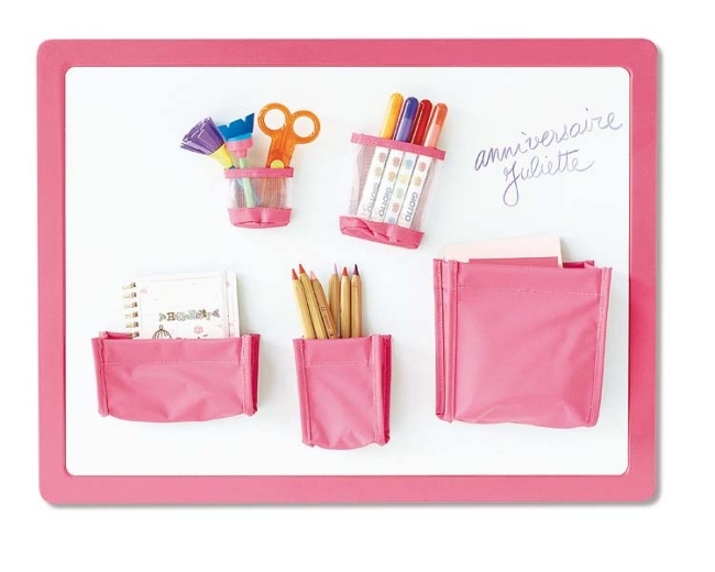 ružová škôlka malá princezná memo doska biela ružová