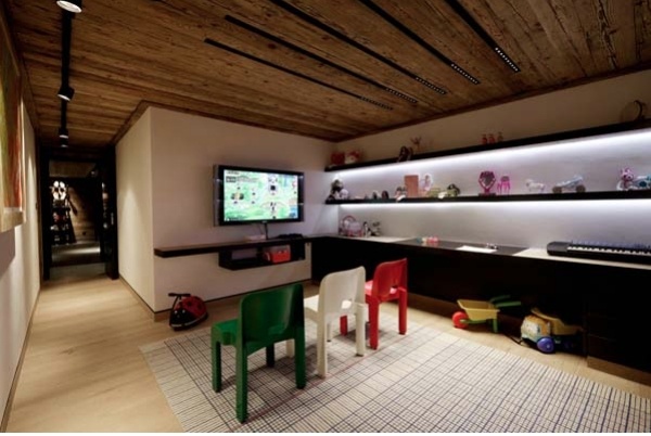 Detské ihrisko vila prázdninový dom Alpy