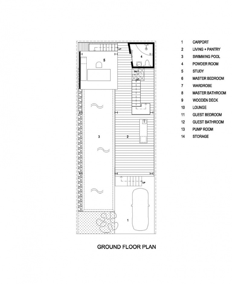 0 prízemný bazén s terasou