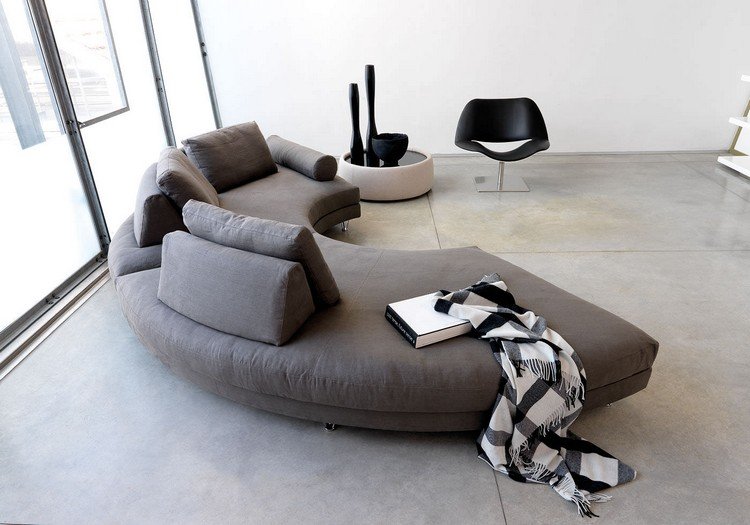 okrúhle pohovky-moderné-taupe-FLY-G-Gualtierotti-Quota-Div-della-Dema