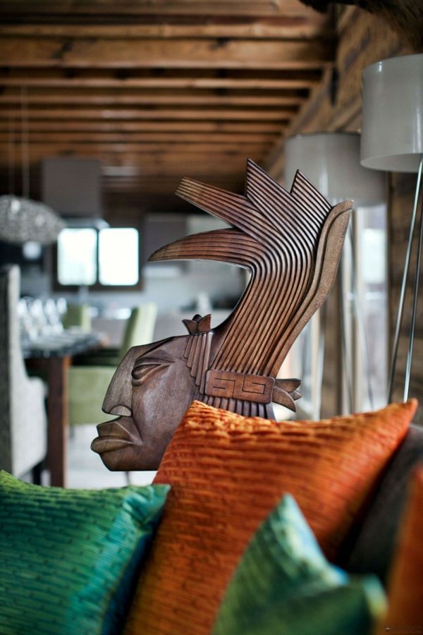 Chata na rezbárstvo-francúzske Alpy Drevorezbárska chata