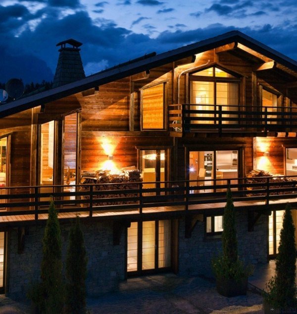 moderné hotely-francúzske Alpy moderný francúzsky hotel