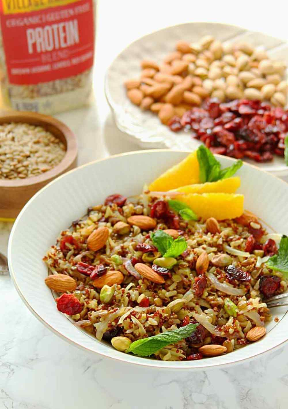 Pilaf orechy suché ovocie