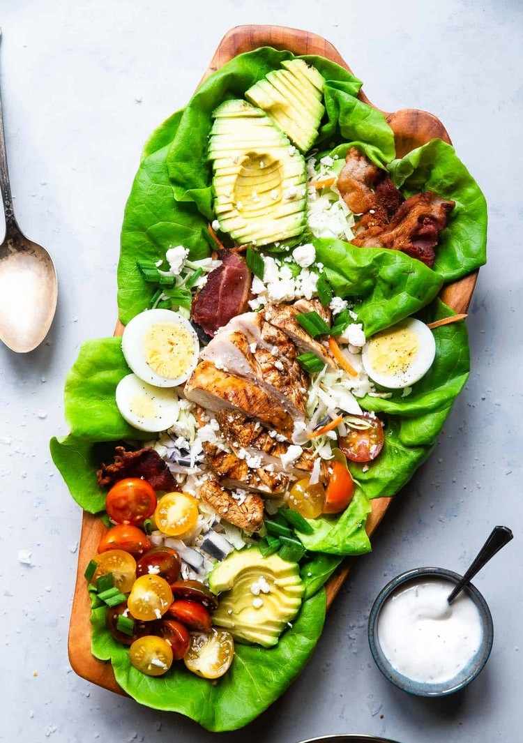 lahodné nízkokalorické šaláty recepty šalátový dresing s nízkym obsahom sacharidov večeru