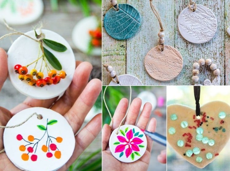 Nápady na slané cesto na jeseň, jar a leto vo forme príveskov