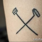 fotó Házi készítésű tetoválás (kézpiszkáló - Handpoke tetoválás) kelt 2017.10.27. №044 -