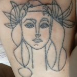 fotó Házi készítésű tetoválás (kézpiszkáló - Handpoke tetoválás) kelt 2017.10.27. №051 -