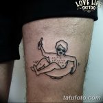 fotó Házi tetoválás (kézpiszkáló - Handpoke tetoválás) kelt 2017.10.27. №080 -