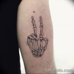 fotó Házi készítésű tetoválás (kézpiszkáló - Handpoke tetoválás) kelt 2017.10.27. №03 -