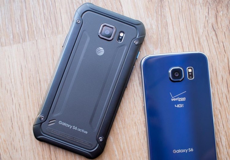 samsung-galaxy-s6-aktívny-mobilný telefón-exteriér-porovnanie-vzhľadu-napísaná modrá