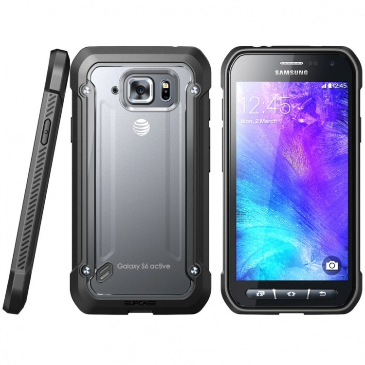 Samsung Galaxy S6 Active-mobilný-čierny-dizajn-tlačidlá displeja-funkčný