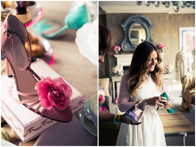 ukážkové modely kolekcie obuvi sarah jessica parker