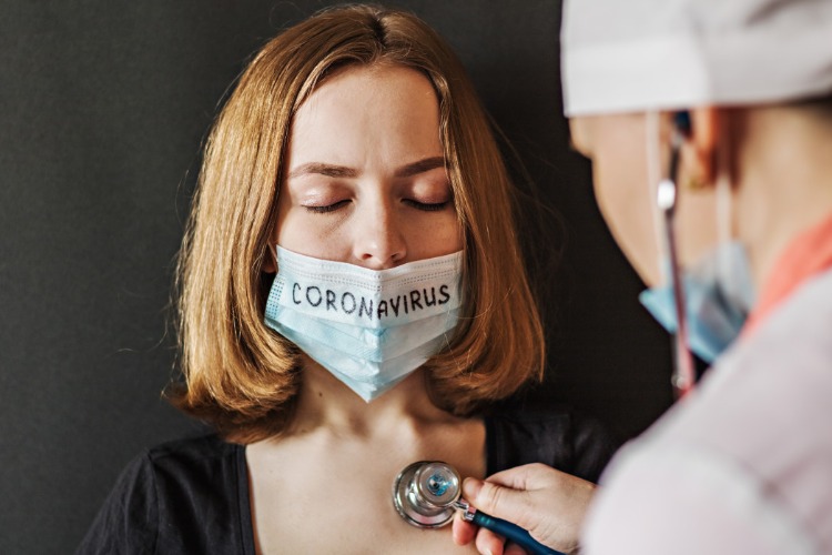 Lekárske vyšetrenie príznaky dýchavičnosti, koronavírusu