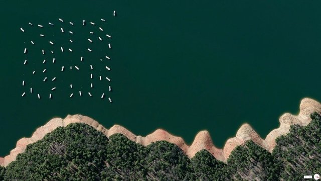 obrázky satelity New Bullards Bar Reservoirs California