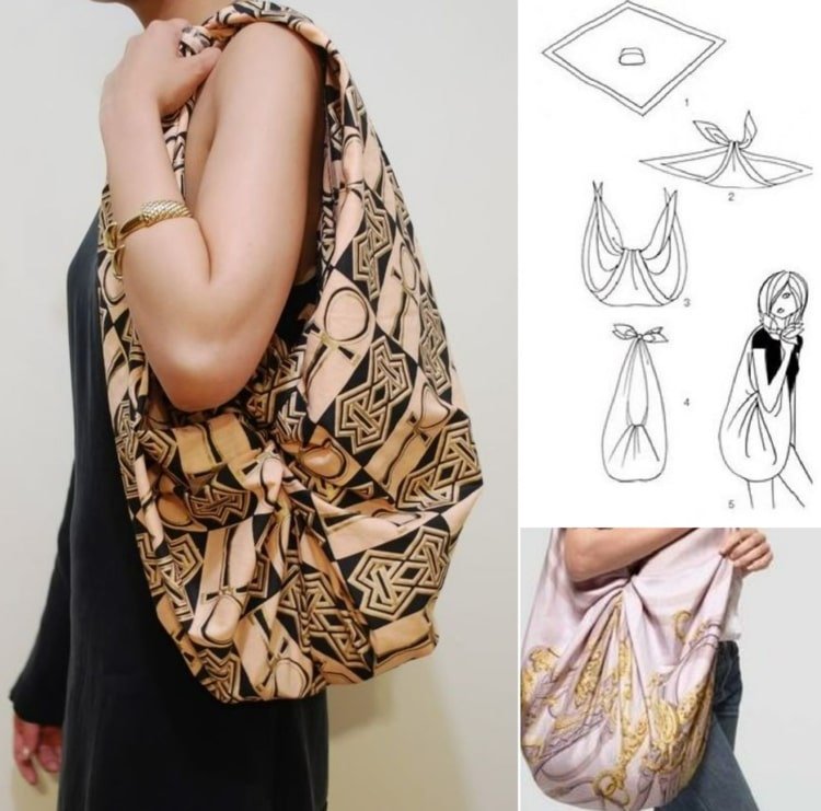 Technika viazania na módnu dámsku tašku v lete