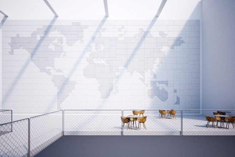 mapa absorbéra zvuku-akustická stena-moderný-modul-stena-dizajn-svet