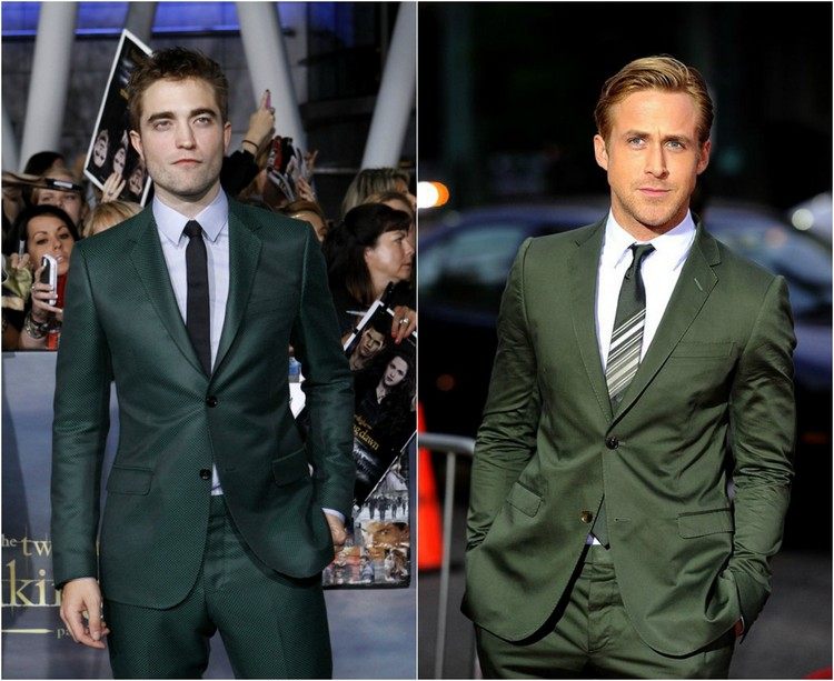 pánske oblečenie-trend-2016-tmavo-zelený-oblek-úzka kravata