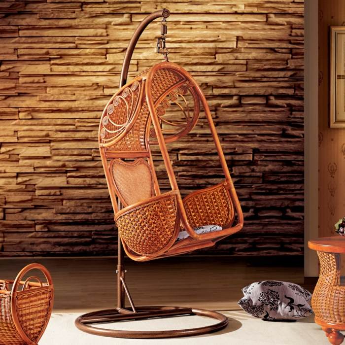 Prútený dizajn pre zimnú záhradu v rustikálnom prevedení