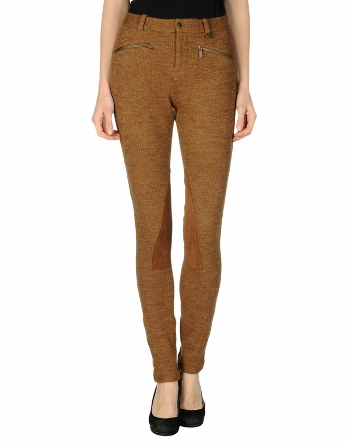 hnedá vlna s ľahšími textúrami pre ženy v hnedých vreckách na zips cez yoox Čižmy-z-vlny-od-Lauren-v-hnedej