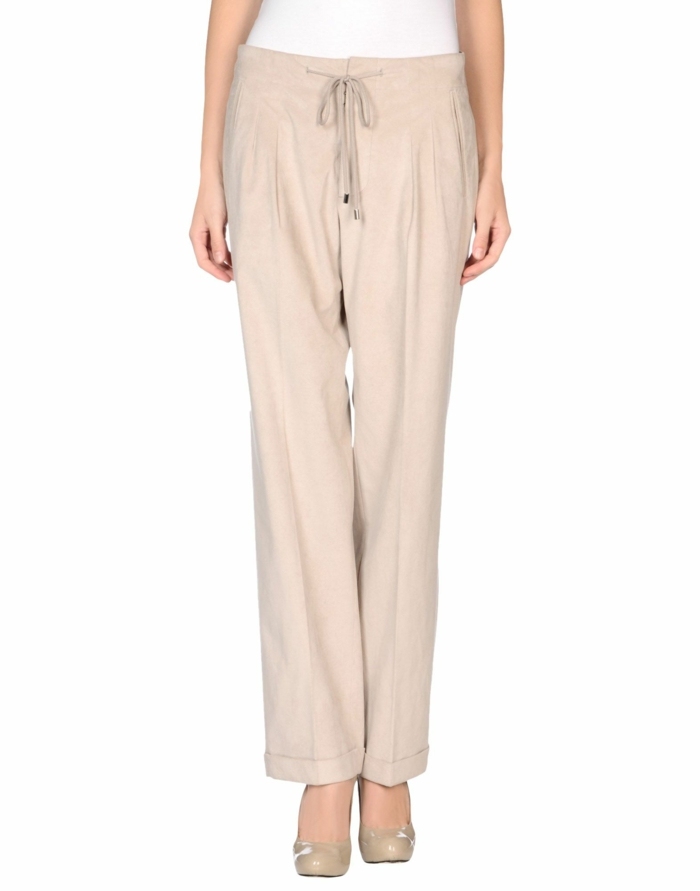 Maison Martin Margiela 4 vlnené a hodvábne nohavice s vysokým pásom-vlna-široké nohavice-MAISON-MARTIN-MARGIELA-4-na bežné nosenie