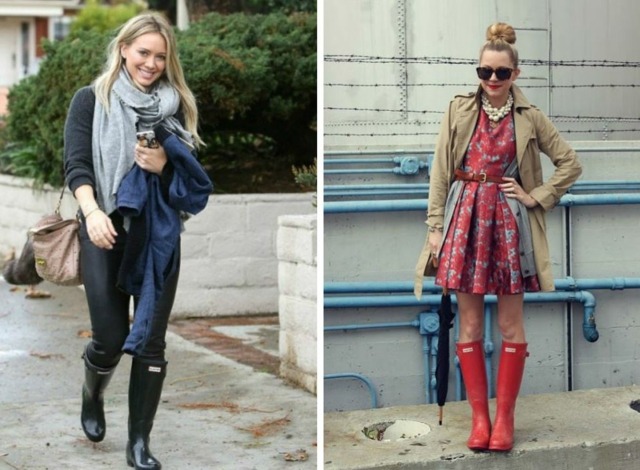 praktické využitie na každý deň Šaty-s-kvetinovým vzorom-čierne-treggings-gumáky