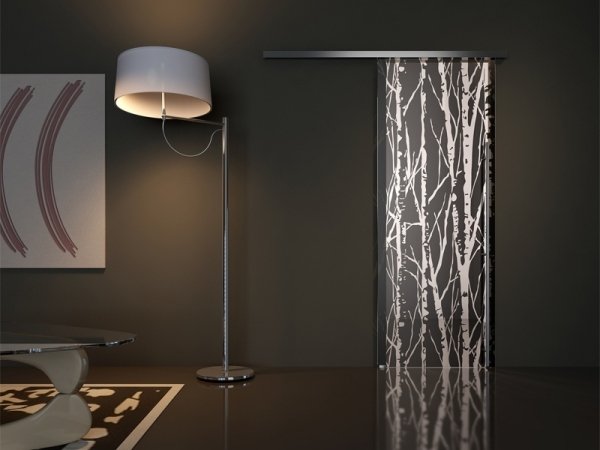 Posuvné dvere OTC Design čierna stena