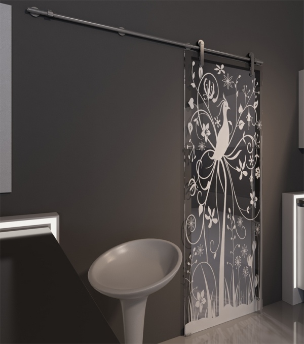 Nápady na dizajn dverí čierna stena