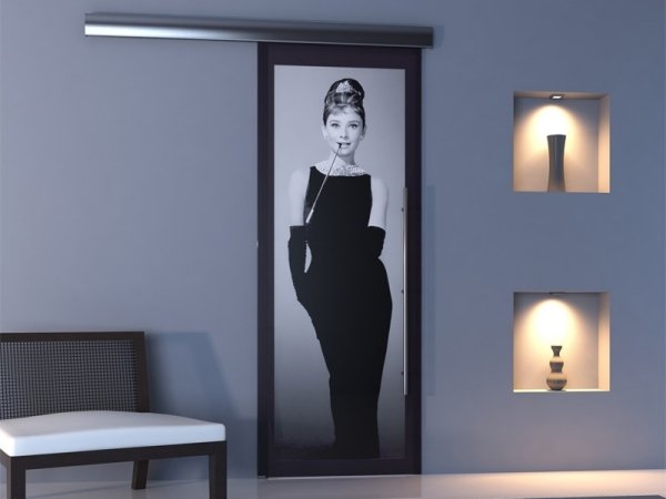 Audrey Hepburn inšpirácie dizajnu pre posuvné dvere