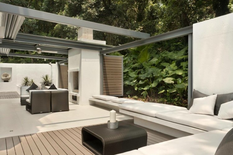 Posuvné dvere-nábytok-sedáky-sedačky-balkón-ratan-čierna